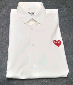 PLAY COMME des GARCONS Red Heart White Shirt | Mad