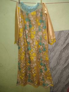 Elegant Golden Kurta