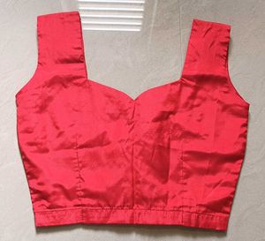 Red silk Skirt and top set