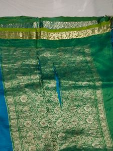 Pure Kanchi Pattu Saree 💙💚