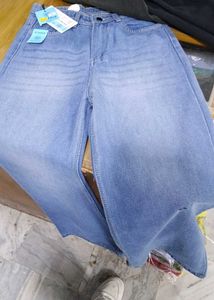 Light Wash Wide Leg Jeans