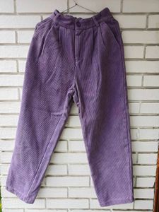 Purple Corduroy Pants