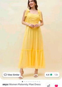 new Yellow Maxi Sundress
