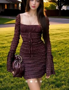 Chic Ruffled Mini Dress