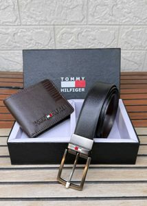 Tommy Hilfiger Belt &amp; Wallet Set