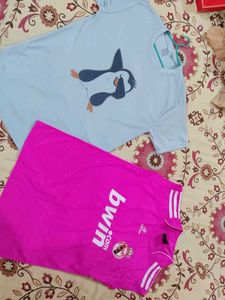 Cute Penguin T-Shirt &amp; Pink Jersey