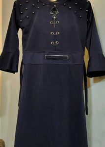 Blue Studded Dress
