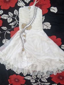 Net White Gown