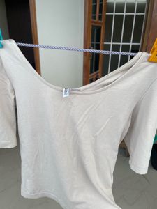 H&amp;M Beigh Top