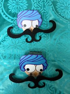 Over The Door Hook Set-Naththulal Chauhan - Blue