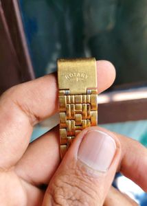 Rotary Gold Tone Roman Watch