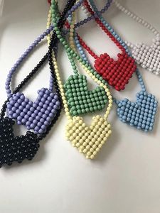 Mini Heart Beaded Bag