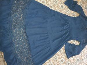 Elegant Navy Blue Maxi Dress