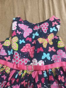 Cute Butterfly Print Dress