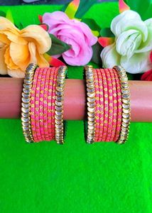 4 side bangles 1 bozen glass bangle