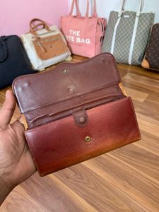 Vintage Esquire Boho Leather Continental Wallet