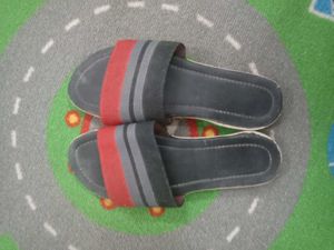 Striped Comfort Slides
