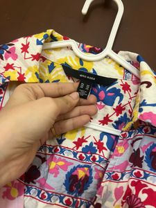 Bohemian Print Wrap Dress