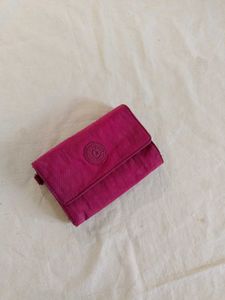 Vibrant Pink Kipling Wallet