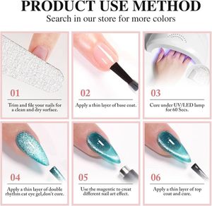 UV LED Nail Lamp &amp; Cat Eye Polish