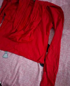 Vibrant Red Hoodie