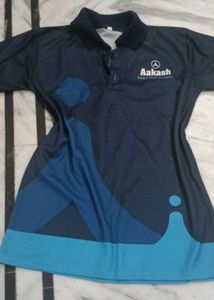 Aakash Branded Navy Blue Polo T-Shirt