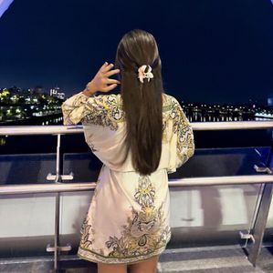 Boho Paisley Print Mini Dress