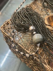 Unique beaded long Neckpiece