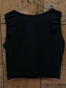 2 Stylish Sleeveless Black &amp; Teal Top