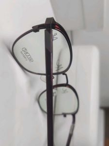Copperish Maroon Designer Eyeglasses with Case