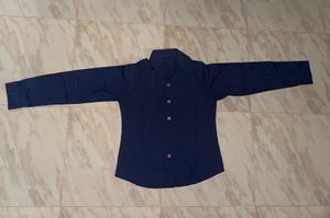 Navy Blue Long Sleeve Shirt