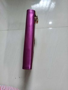 Vibrant Purple Floral Clutch Wallet