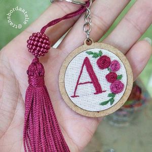 Hand Embroidered Keychains