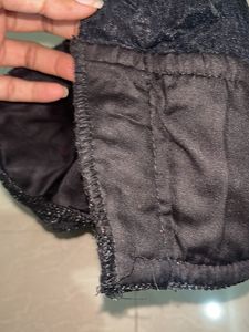 black designer sequin blouse