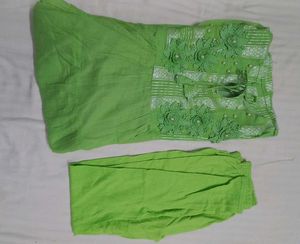 Lime Green Frock Suit