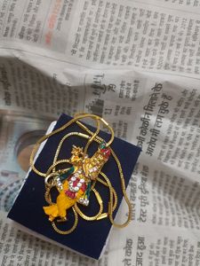 Lord Krishna Necklace With Chain