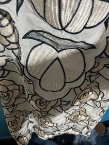 Embroidered Floral Mini Dress