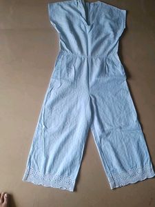 Beautiful Jumpsuit Sky Blue With Pockets