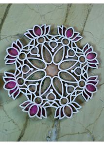 Decorative Lotus Mandala rangoli sacha
