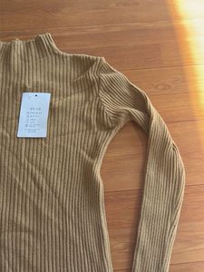 Ribbed Mock Neck Sweater