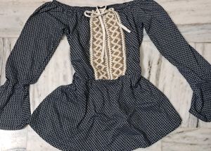 off shoulder bell sleeves top