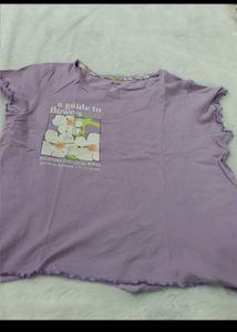 Cozy Purple Floral Pajama Set