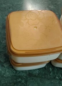 Set of 6 Square Food Storage Containers