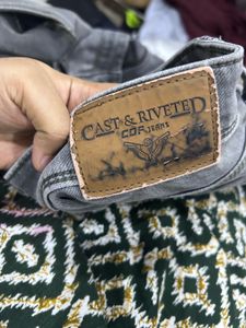 Grey Wash Denim Jeans