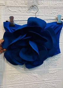 Blue Floral Top