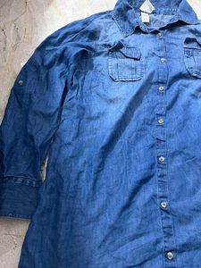 Denim Shirt Dress