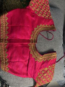 Elegant Pink Embroidered Blouse