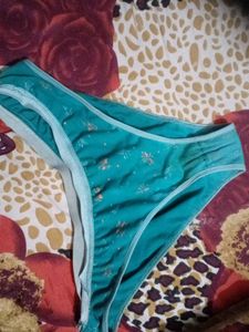 Teal Floral Panties