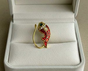 Gold plated Fish Nose Pin