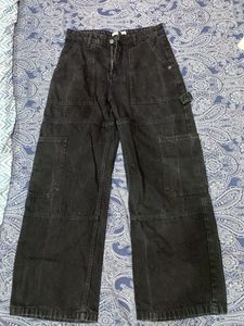 Freakins black cargo jeans